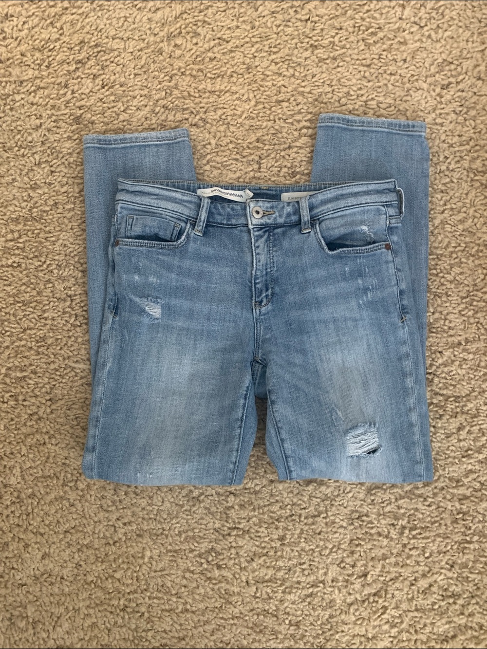 Pilcro Anthropologie Slim Boyfriend Jeans